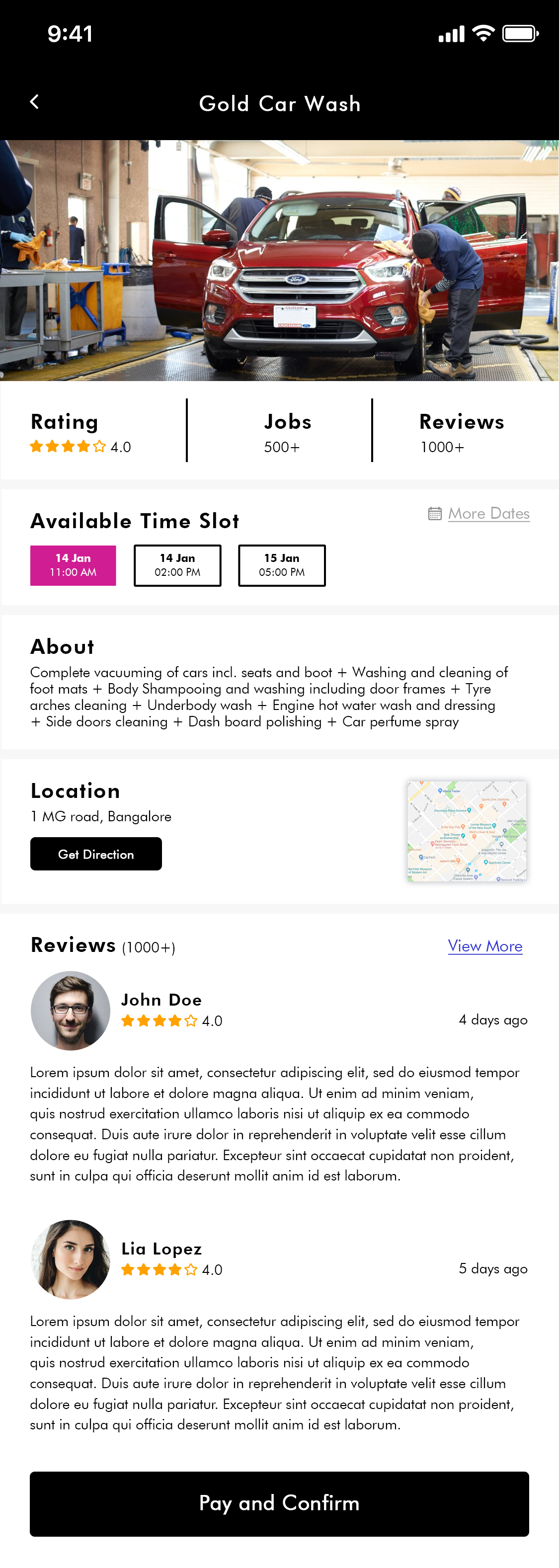 AirSlot App UI/UX Design app screens, screenshot 7 of 8