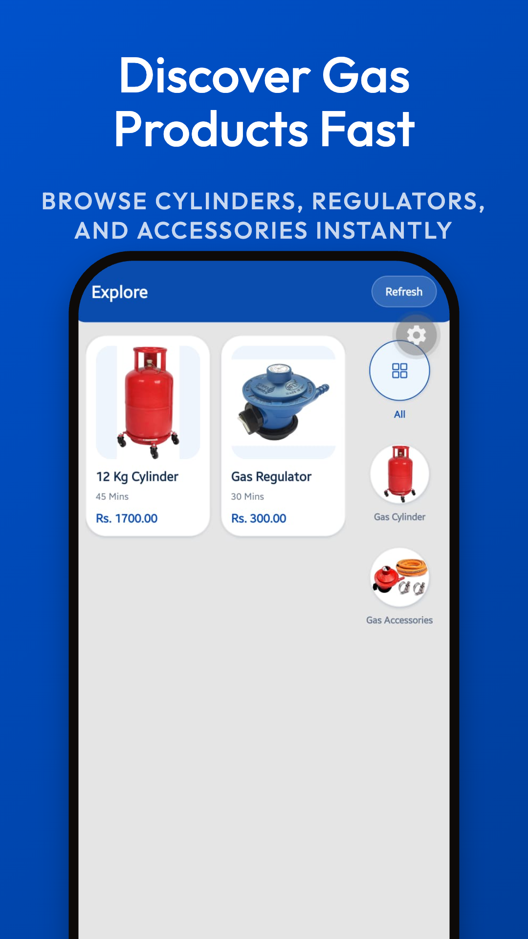 Gasman4U - Small ECommerce Solution more from the project, screenshot 3 of 6
