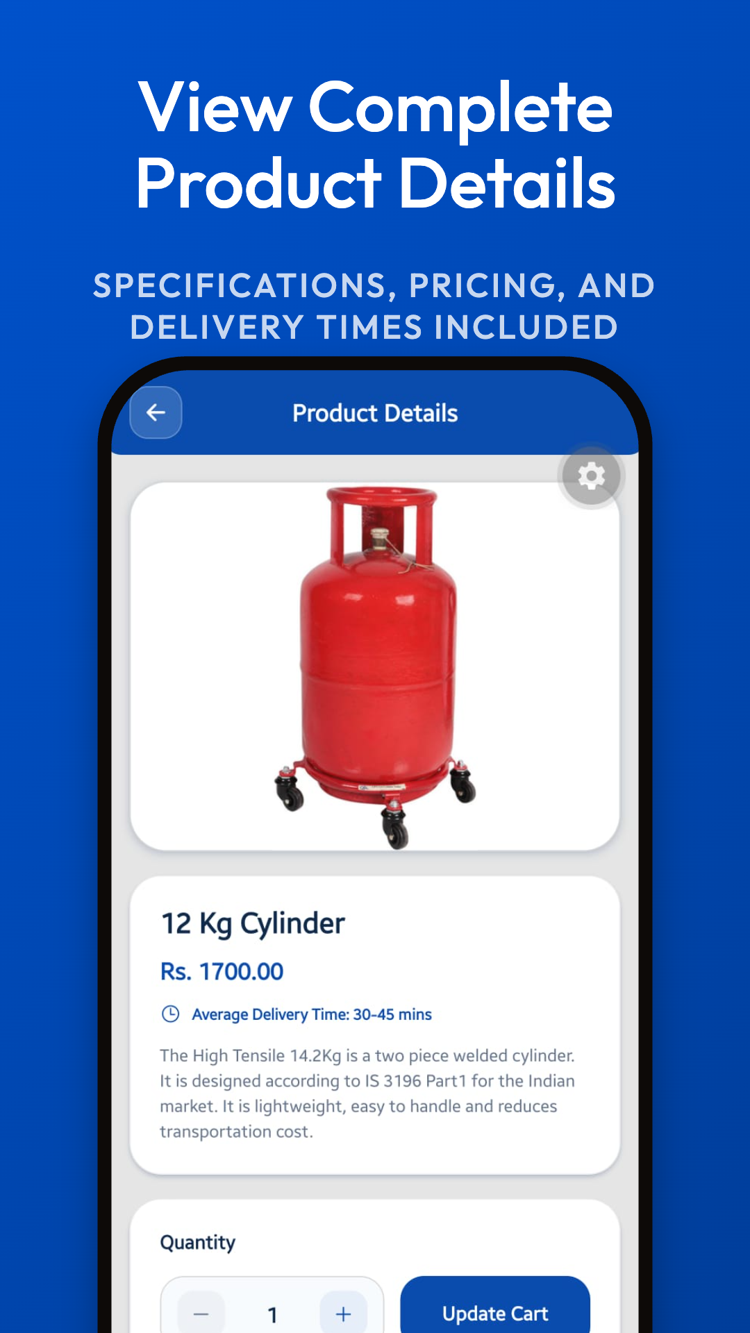 Gasman4U - Small ECommerce Solution more from the project, screenshot 4 of 6