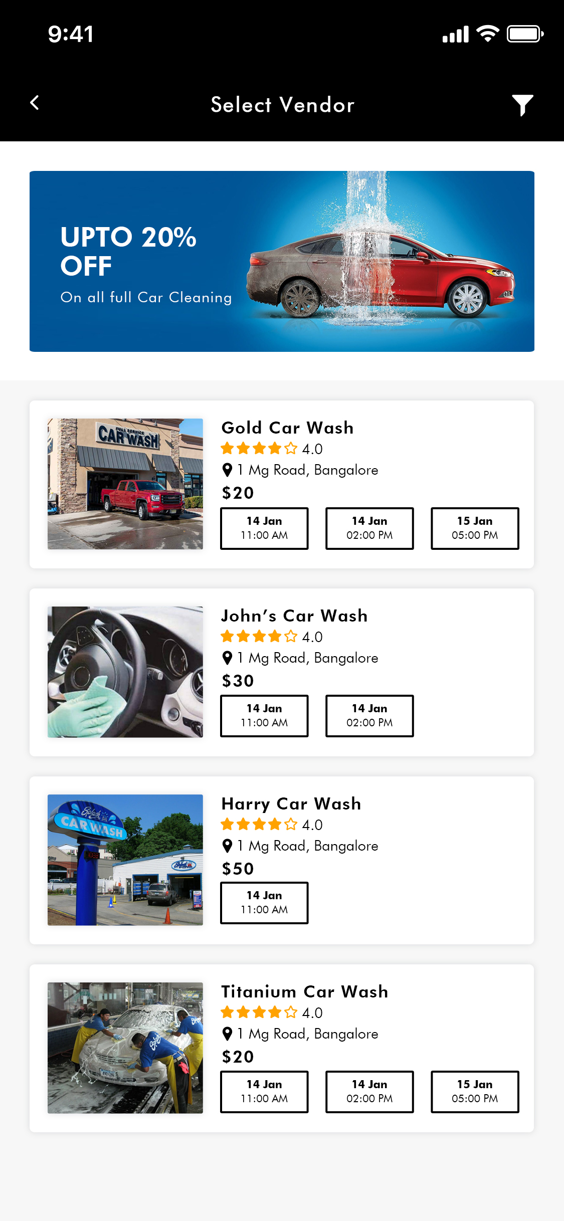 AirSlot App UI/UX Design app screens, screenshot 5 of 8
